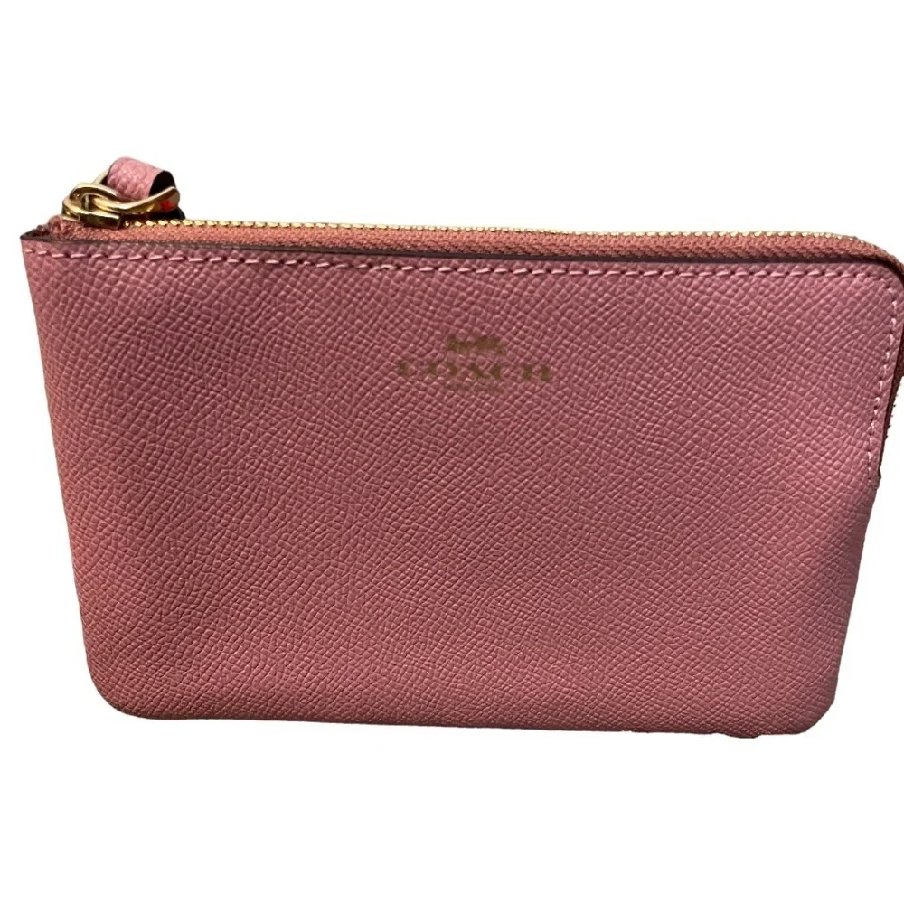Coach crossgrain leather